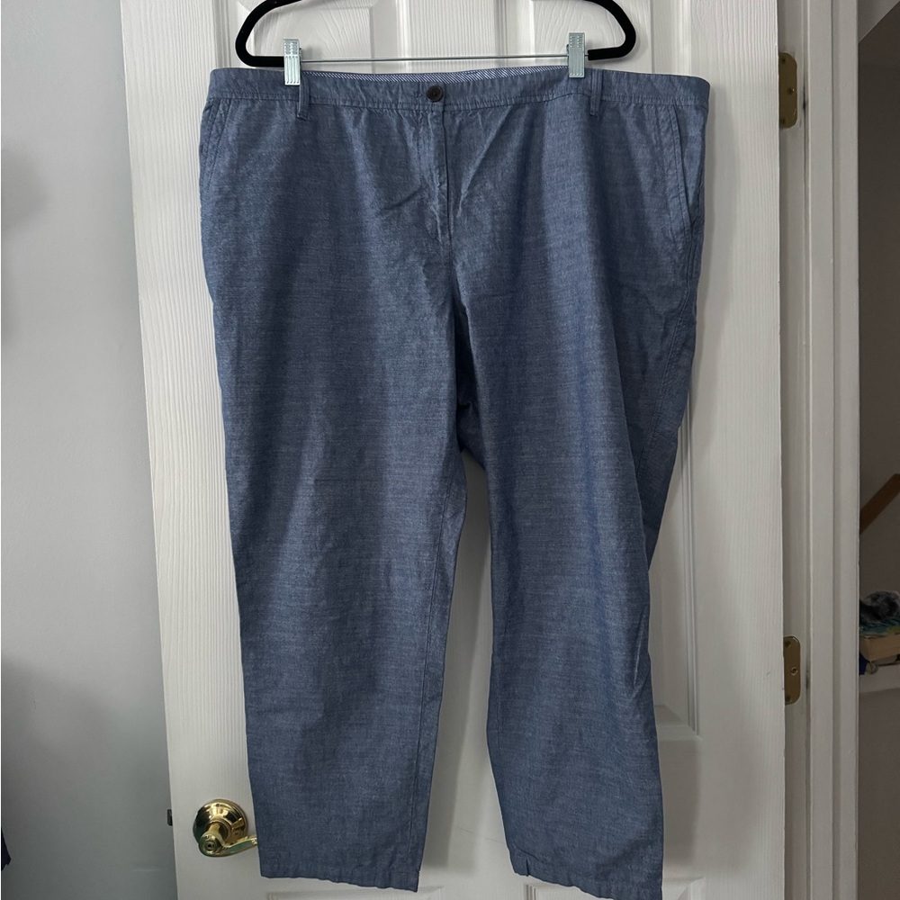 Women’s Talbots Chambray Straight Leg Pants 22P